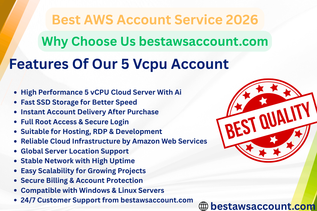 buy aws 5 vcpu account