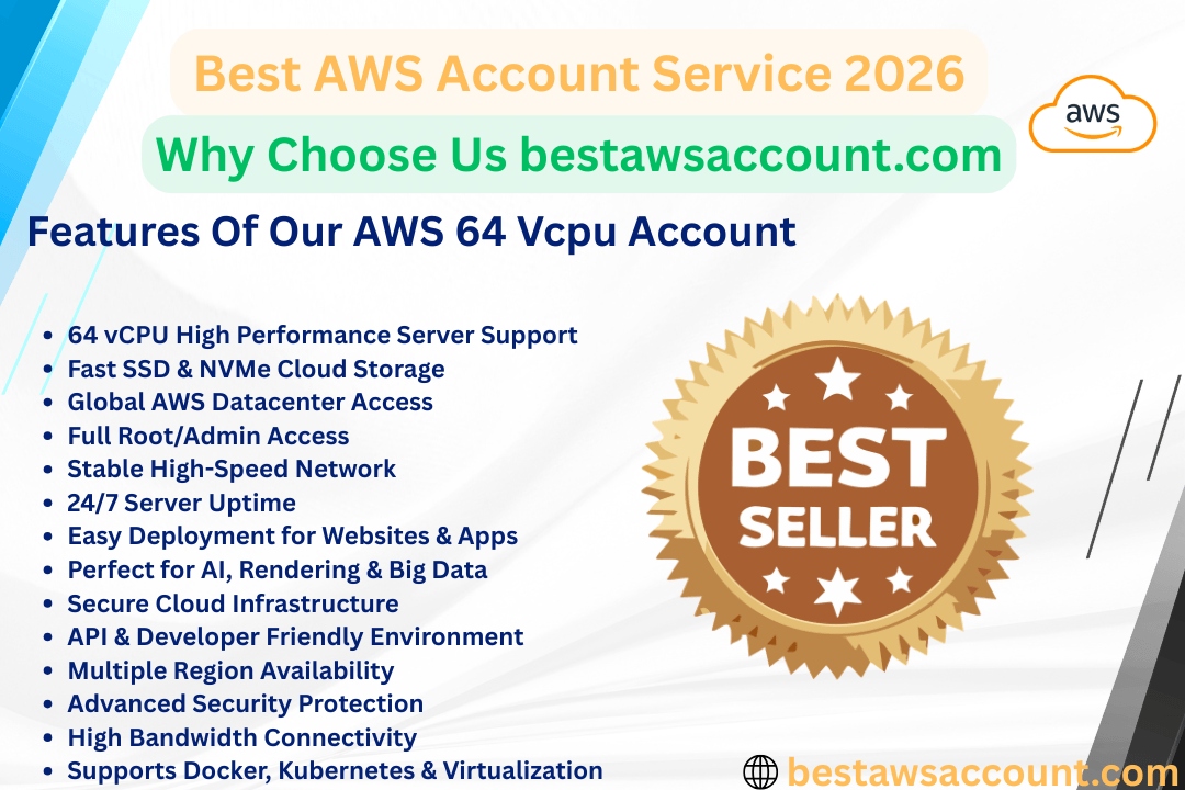 buy aws 64 vcpu account