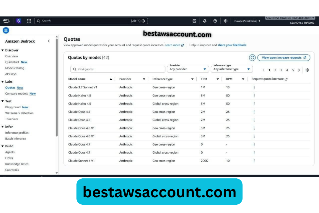 buy aws rpm account